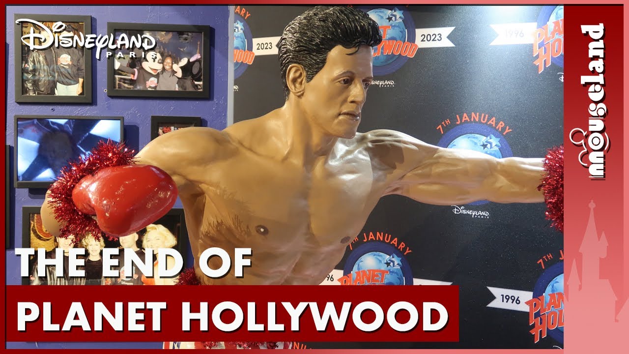 🍽 Thank You Planet Hollywood 1996 - 2023 at Disney Village in Disneyland Paris