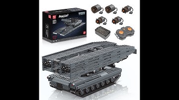 Mould King 20002 Ultimate Abrams with Bridge Layer AVLB