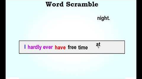 Intro, Unit 9 - Adverbs of Frequency