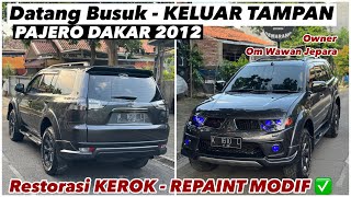 DATANG BUSUK KELUAR TAMPAN RESTORASI PAJERO DAKAR KEROK TOTAL #modifikasi #repaint #pro7 