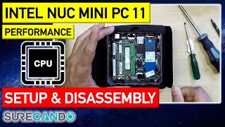 Intel NUC 11 Performance Mini PC Kit Full Setup Disassembly & Windows 10 Drivers Install BIOS Update