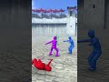 4 Weapons Arena! Knife Vs Spear Vs Sword Vs Fists!