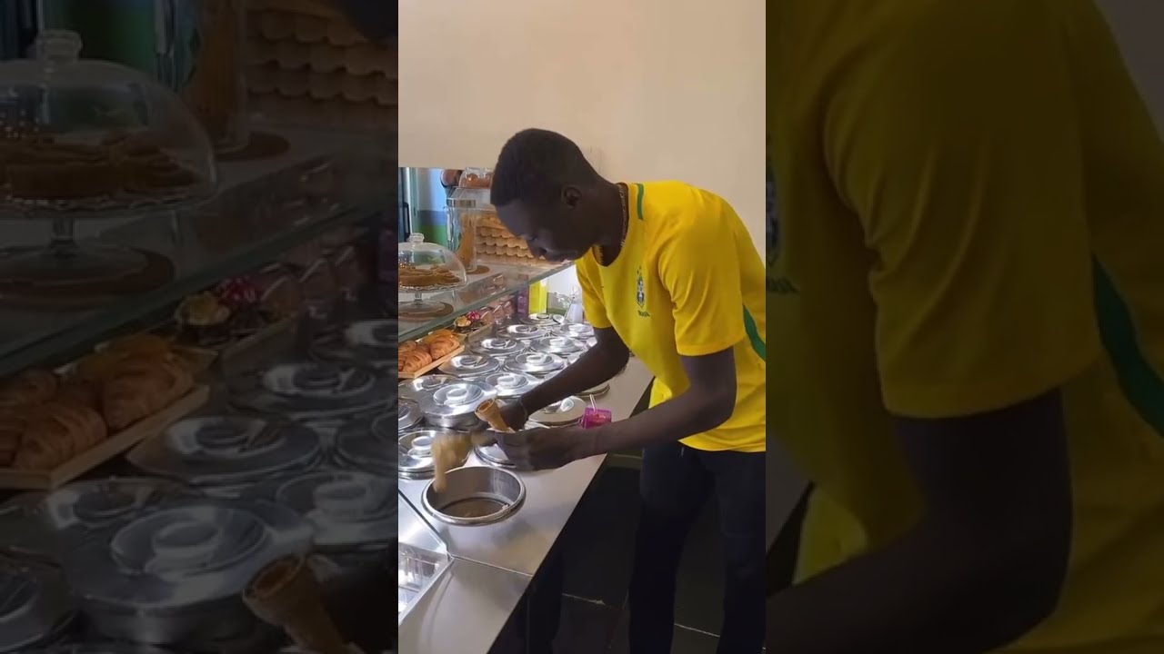 Khaby Lame Teaching How To Serve A Customer