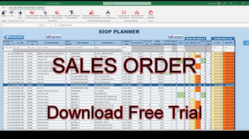 S&OP - Base data Requirement to automate Sales Inventory Production Planning - Sales Order