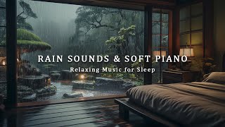 3 Hours Relaxing Sleep Music with Rain Sounds  Peaceful Music in the Warm Bedroom, Stress Relief