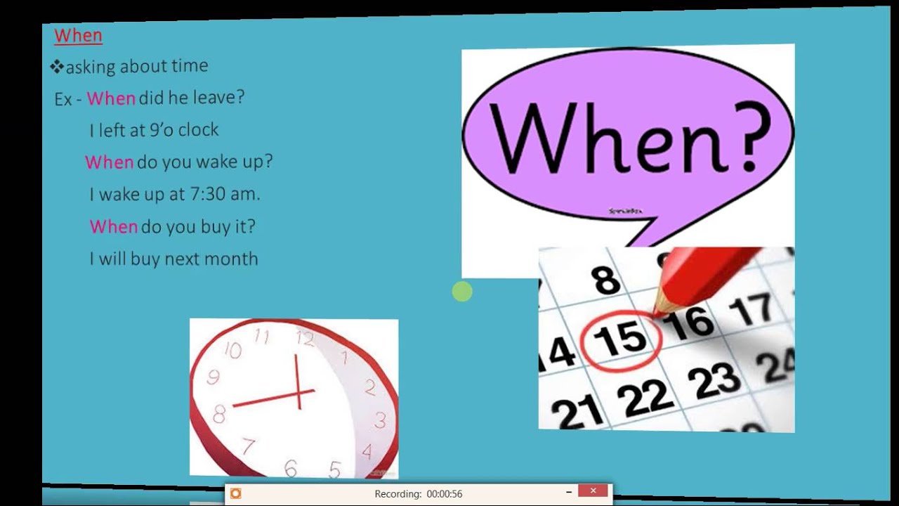 Learn about "Wh" Questions in English Grammar