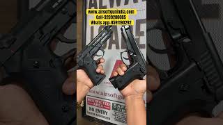 Beretta M9A3 VS KWC PT92 co2 air pistol #co2airgun #berettam9a3 #pt92 #bbgunindia
