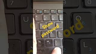 Show your password on the sign-in screen