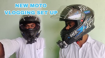 My new AXOR helmet Moto vlogging setup 🥰