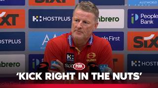 Old Dees Form Is Worth St Hardwick Praises Demons After Upset Loss Suns Press Conference