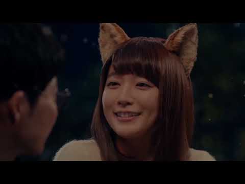 美人CM たぬき姿の吉岡美穂にマフラーをかける星野源、なんかほっこりする内容 どん兵衛