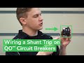 Wiring A Shunt Trip Breaker