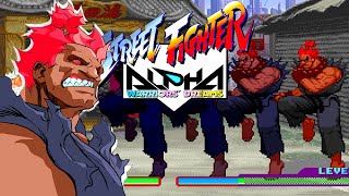 Street Fighter Alpha\/Zero (Saturn\/Arcade) Playthrough\/Longplay (Akuma) [QHD]