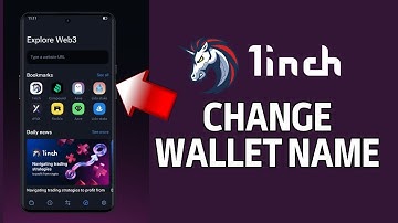 How to Rename Your Wallet in 1inch Wallet 2024?