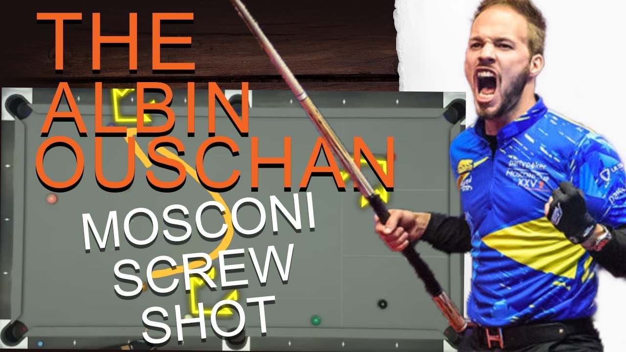 Image of video the Albin Ouschan Amazing Mosconi Pool Shot | Billiards Challenge 8