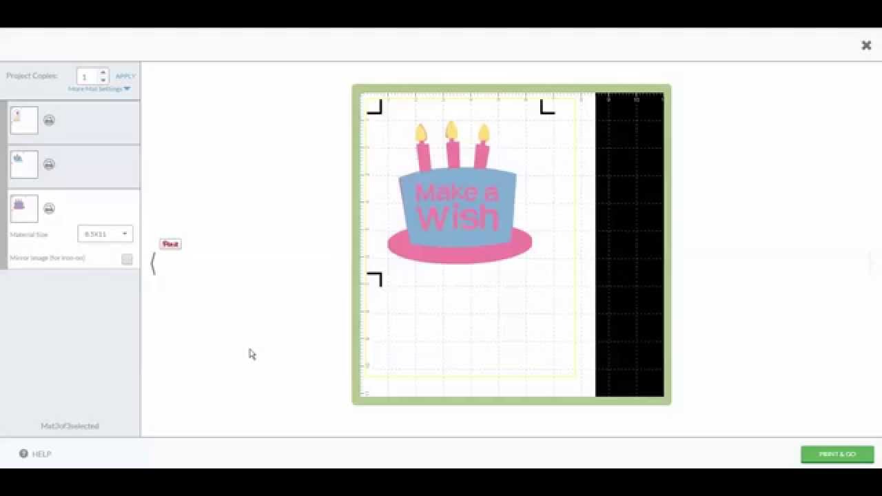 How to Use Print Then Cut to Make Embellishments YouTube