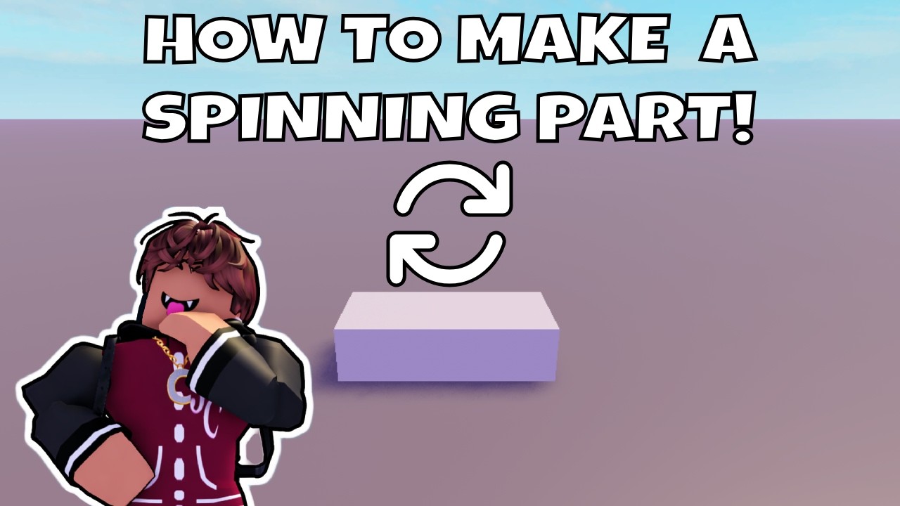 How To Make A Spinning Part Roblox Studio YouTube 