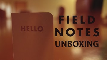 Field Notes Unboxing 1