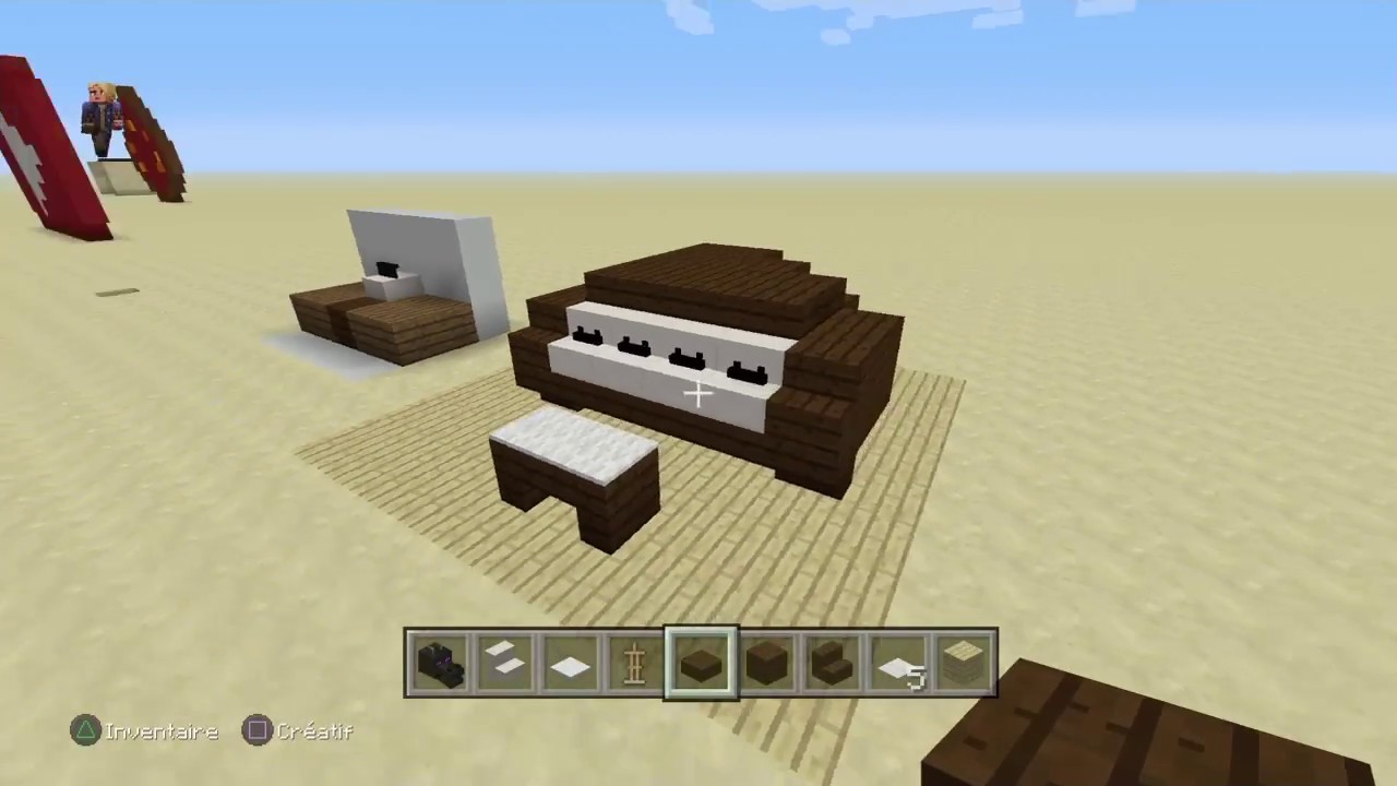 MINECRAFT | tuto : comment faire un piano ultra réaliste - YouTube