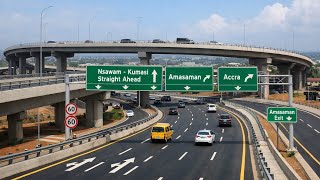 Amasaman Interchange Project Update 🇬🇭 | Major Progress but Traders Leave Area Flooded With Filth
