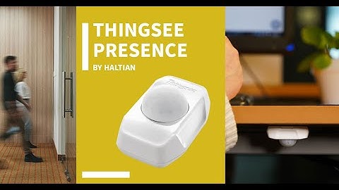How to install Thingsee PRESENCE IoT device for occupancy monitoring and visitor counting