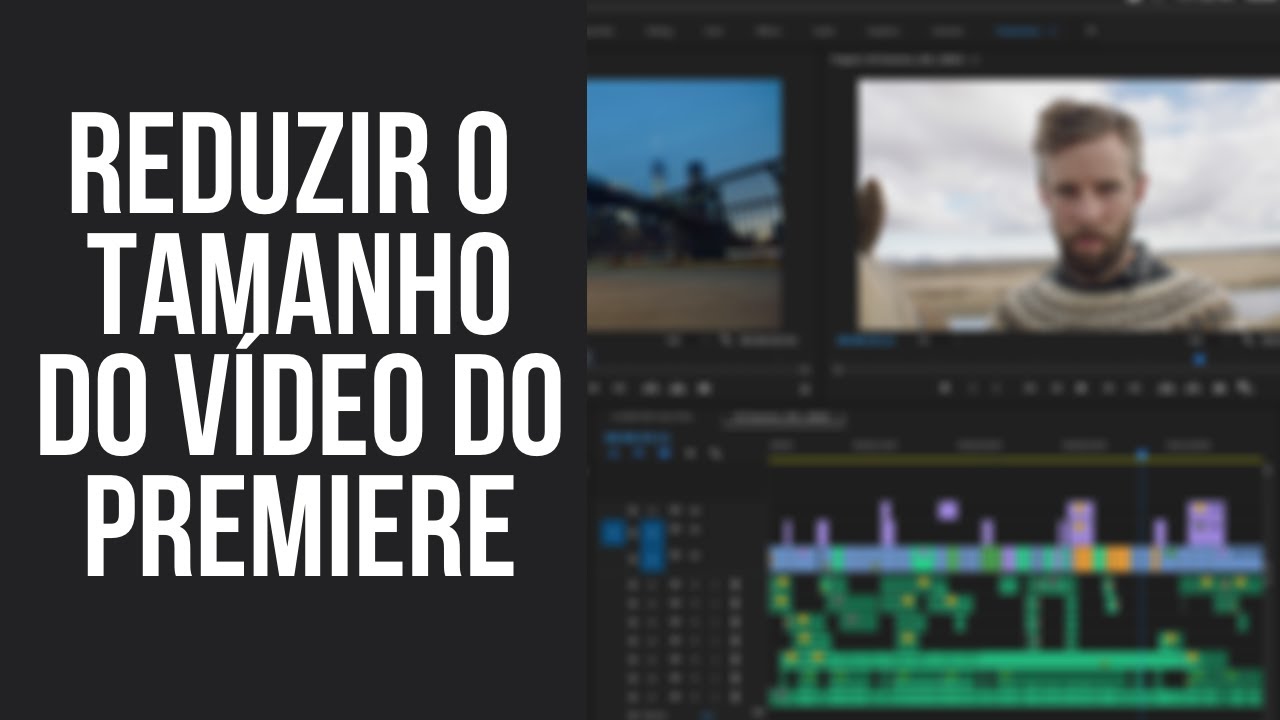 Como reduzir o tamanho do video do Adobe Premiere Pro - YouTube