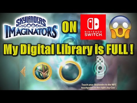 Skylanders Imaginators on Nintendo Switch - Digital Library Does NOT hold enough characters. ?