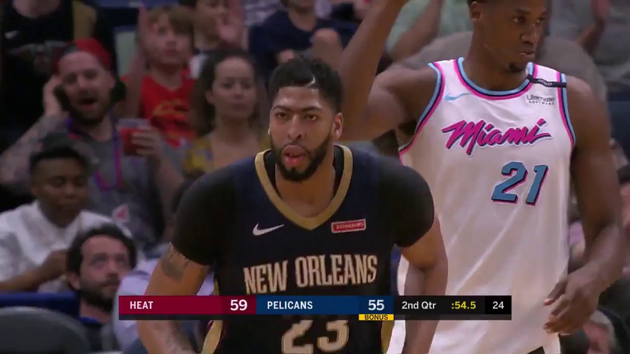 lonzo ball injury Anthony Davis Dominates Again - Puts up 45-17-5-5 vs. Miami Heat
