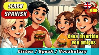 SIMPLE STORY IN SPANISH FOR BEGINNERS | Listening, Speaking, Vocabulary  | English Translation