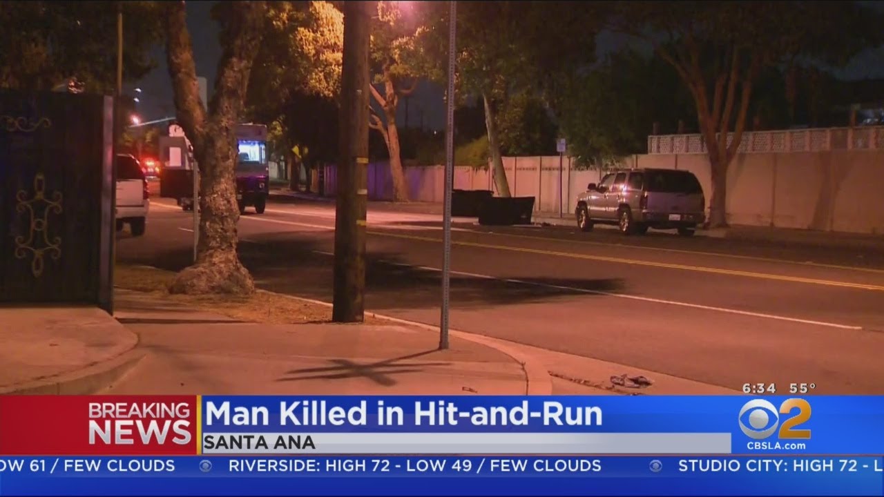 Jogger Struck, Killed By Hit-And-Run Driver In Santa Ana - YouTube