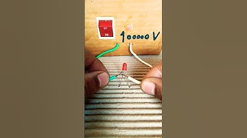 400000 voltage LED light status #experiment​ #project​ #tech​