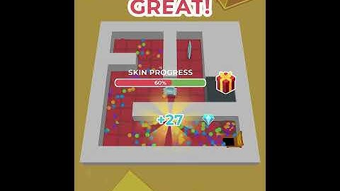 Shape Slicer 3D ALL LEVELS 21-25 (Android, iOS Game) #Shorts