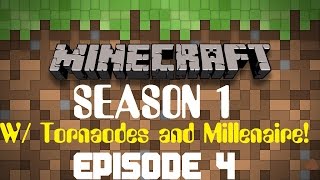 Full Iron Suit, and Tornado Ready! - Minecraft: Season 1: W/ Tornadoes and Millenaire! - Episode 4
