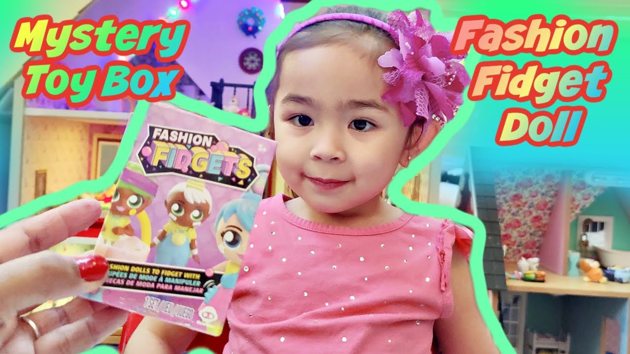 Opening Mystery Toy Box Fashion Fidgets Dolls Surprise Video for Kids, Pop It, Doll, Toys