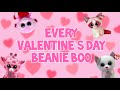 ALL THE VALENTINE’S BEANIE BOOS || 2009-2023