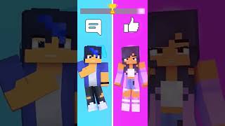 Singing Challenge '웨이백홈'- Boys VS Girls - Funny Animation #shorts #minecraft