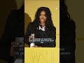 SZA discusses how her failures have led to her innovations while receiving WSJ award #shorts