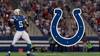 Colts Franchise Year 1 Game 1 Colts VS  Jaguars  (All madden realistic sliders) 3440x1440 Resolution