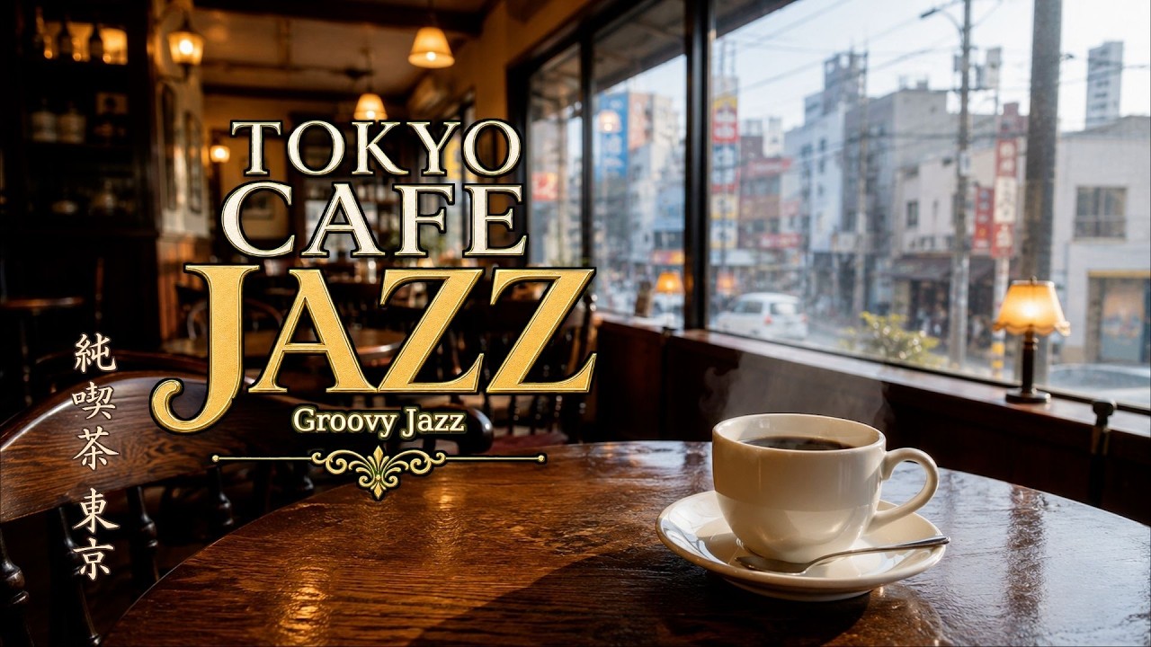 Tokyo Cafe Jazz ☕ Cozy Cafe Ambience with Groovy Jazz Jun-kissa