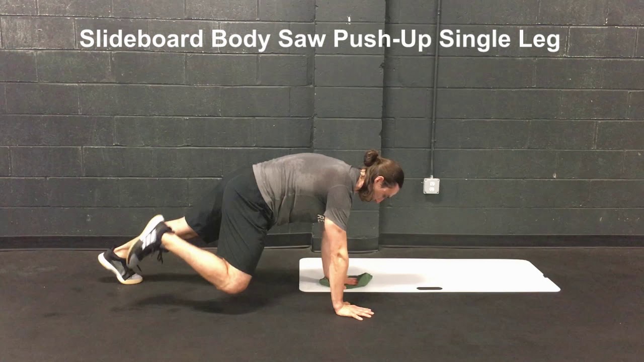 Resilient Performance Slideboard Body Saw PushUp Single Leg YouTube