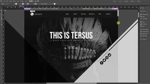 Tersus 11 - Editing Diagonal Social Media  Icons