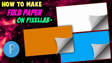 How to make fold paper on pixellab.      2025 fold paper design on pixellab.