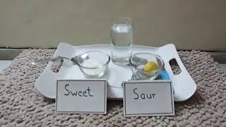 Concept of sweet and sour