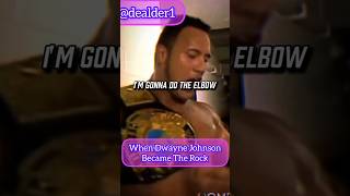 When Dwayne Johnson Became The Rock #dealder1 #motivation #therock