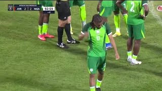 😱 IWOBI GOES CRAZY! Straight Red Card in 90+ Minutes as Super Eagles Collapse vs Jordan Profile