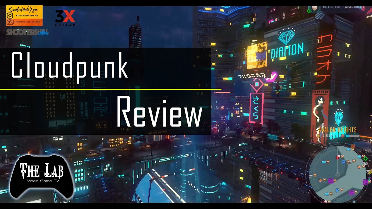 Cloudpunk Per Xbox One - Edizione Fisica Nuova Sigillata - Gioco Azione Avventura (2020)