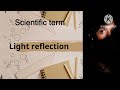 ما هو Light Reflection تعريف انعكاس الضوء 