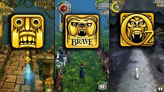 Temple Run Vs Temple Run Brave Vs Temple Run Oz - Endless Run Gameplay screenshot 1