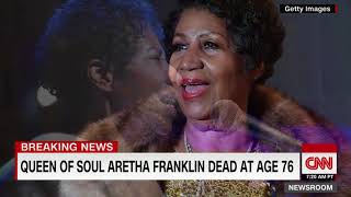 Aretha Franklin death announcement CNN