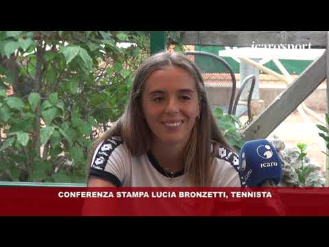 Icaro Sport. Conferenza stampa Lucia Bronzetti, tennista verucchiese